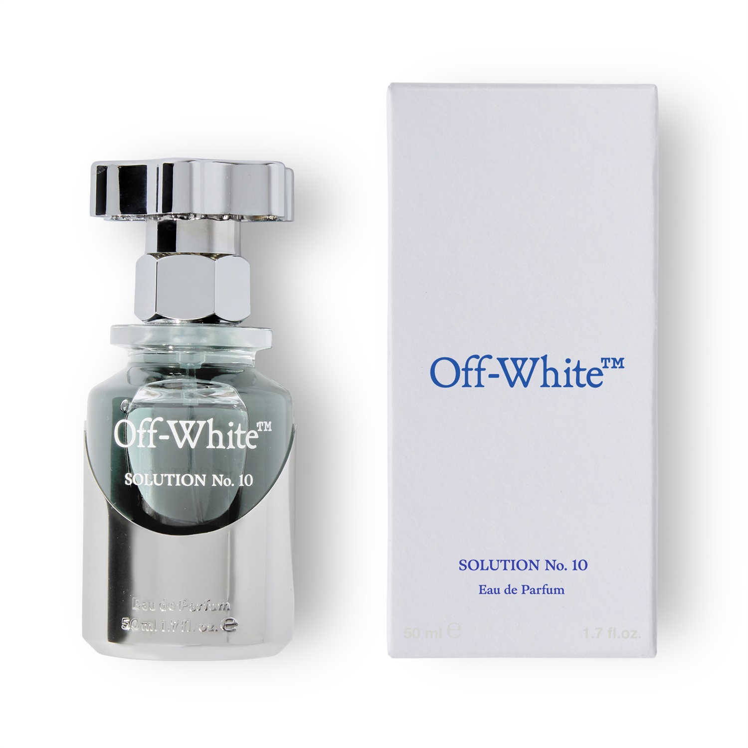 Off-White SOLUTION No. 10 Eau de Parfum Unisex 50 ml - Muschio Legnoso con Pepe Rosa, Patchouli e Sale Marino