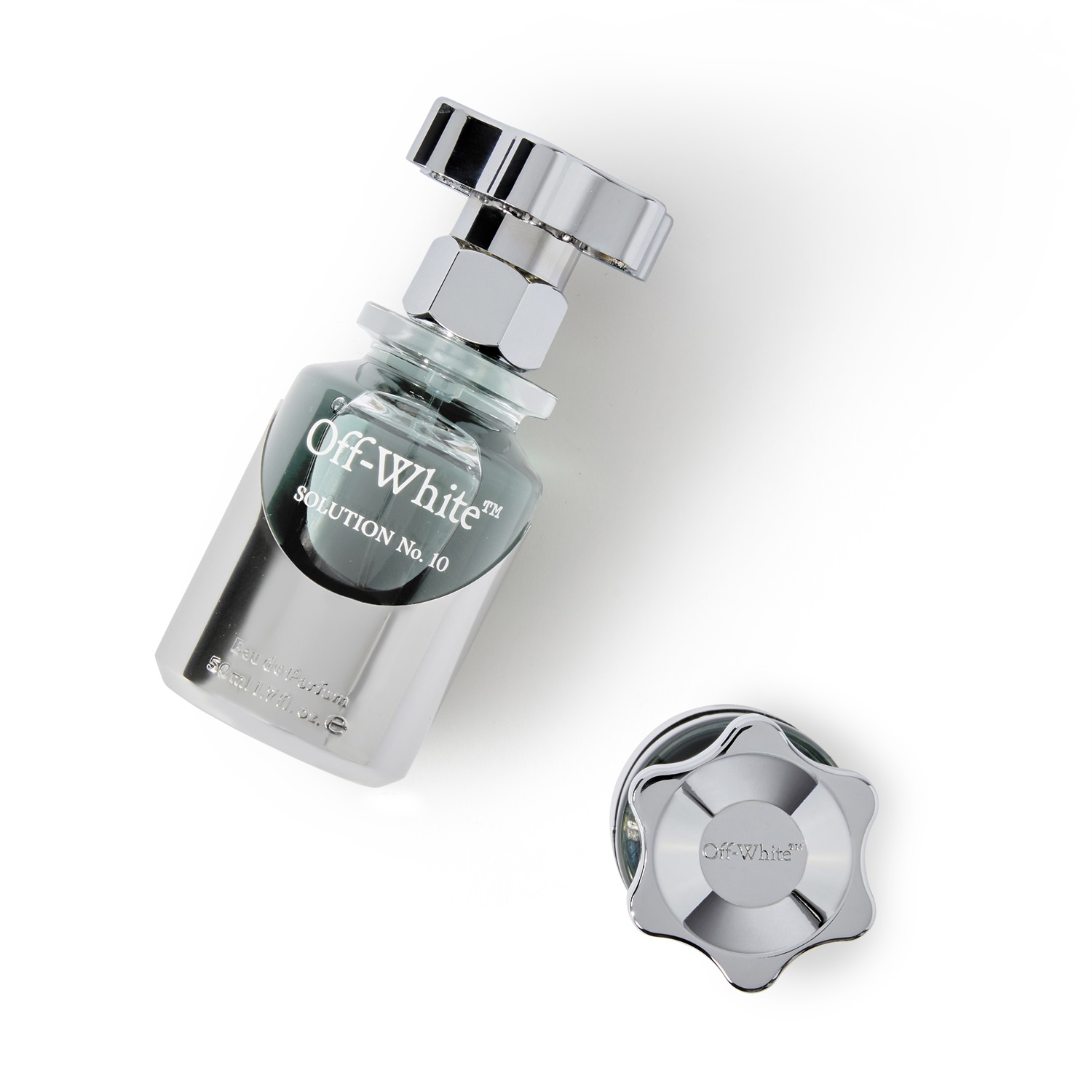 Off-White SOLUTION No. 10 Eau de Parfum Unisex 50 ml - Muschio Legnoso con Pepe Rosa, Patchouli e Sale Marino