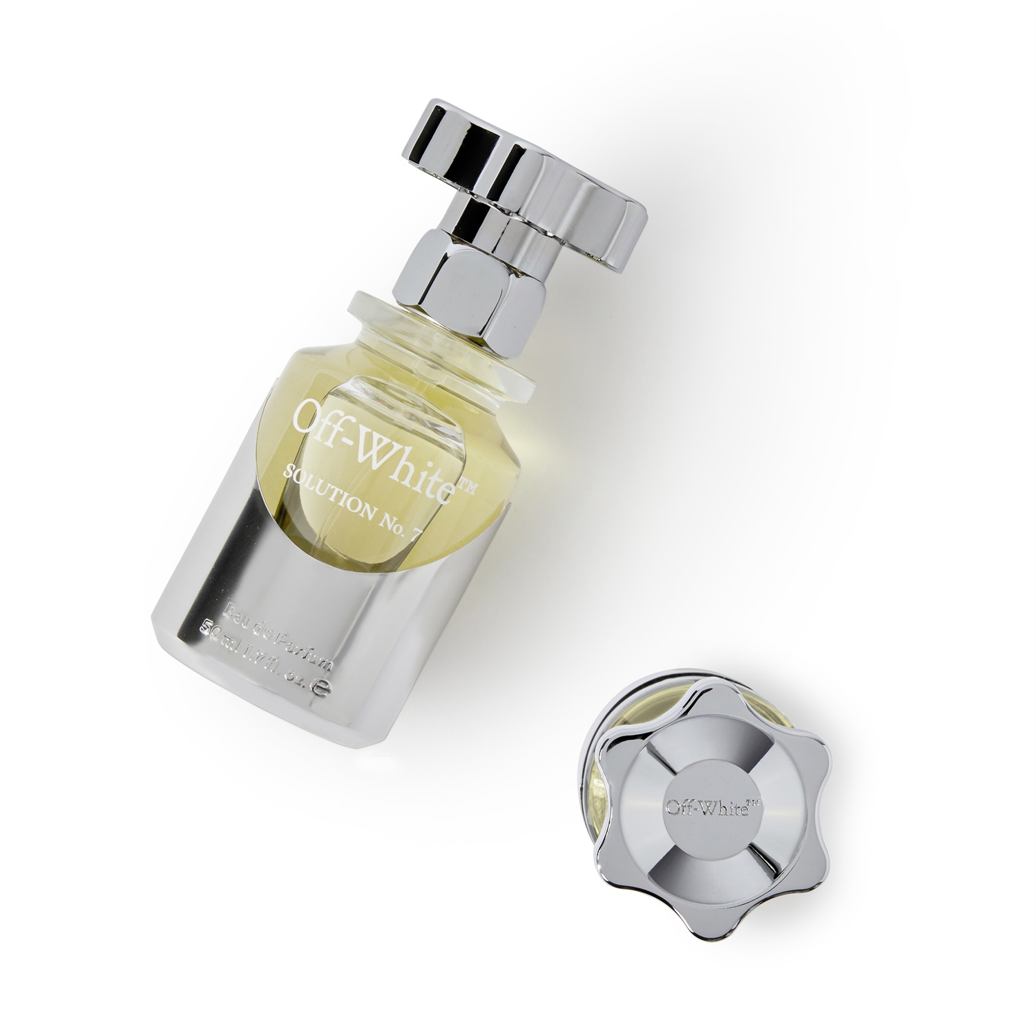 Off-White SOLUTION No. 7 Eau de Parfum 50 ml - Fragranza Legnosa Ambrata con Note di Arancia Amara e Balsamo di Abete