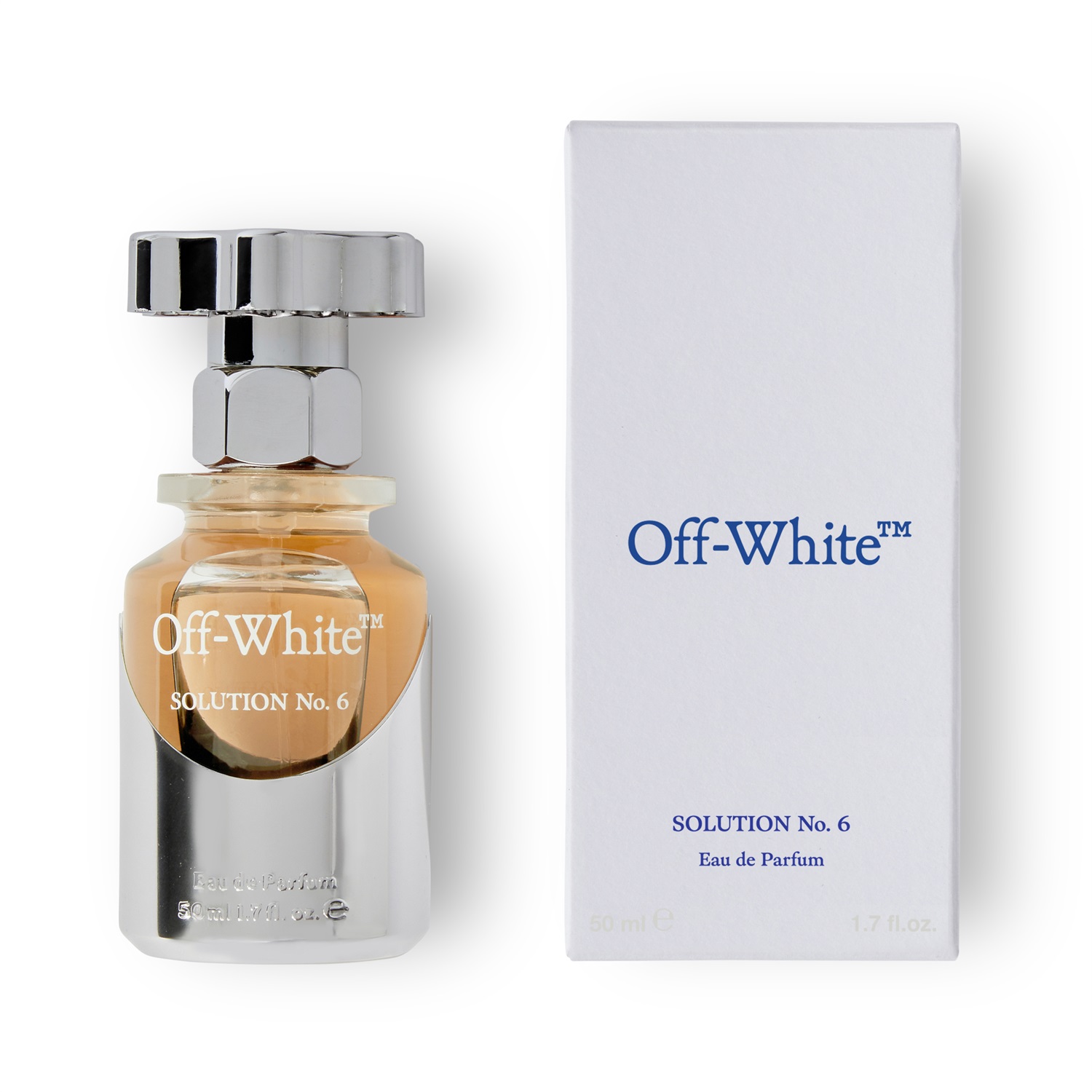 Off-White SOLUTION No. 6 Eau de Parfum Unisex 50 ml - Fragranza Legnosa Gourmand con Note di Rum, Cioccolato e Patchouli