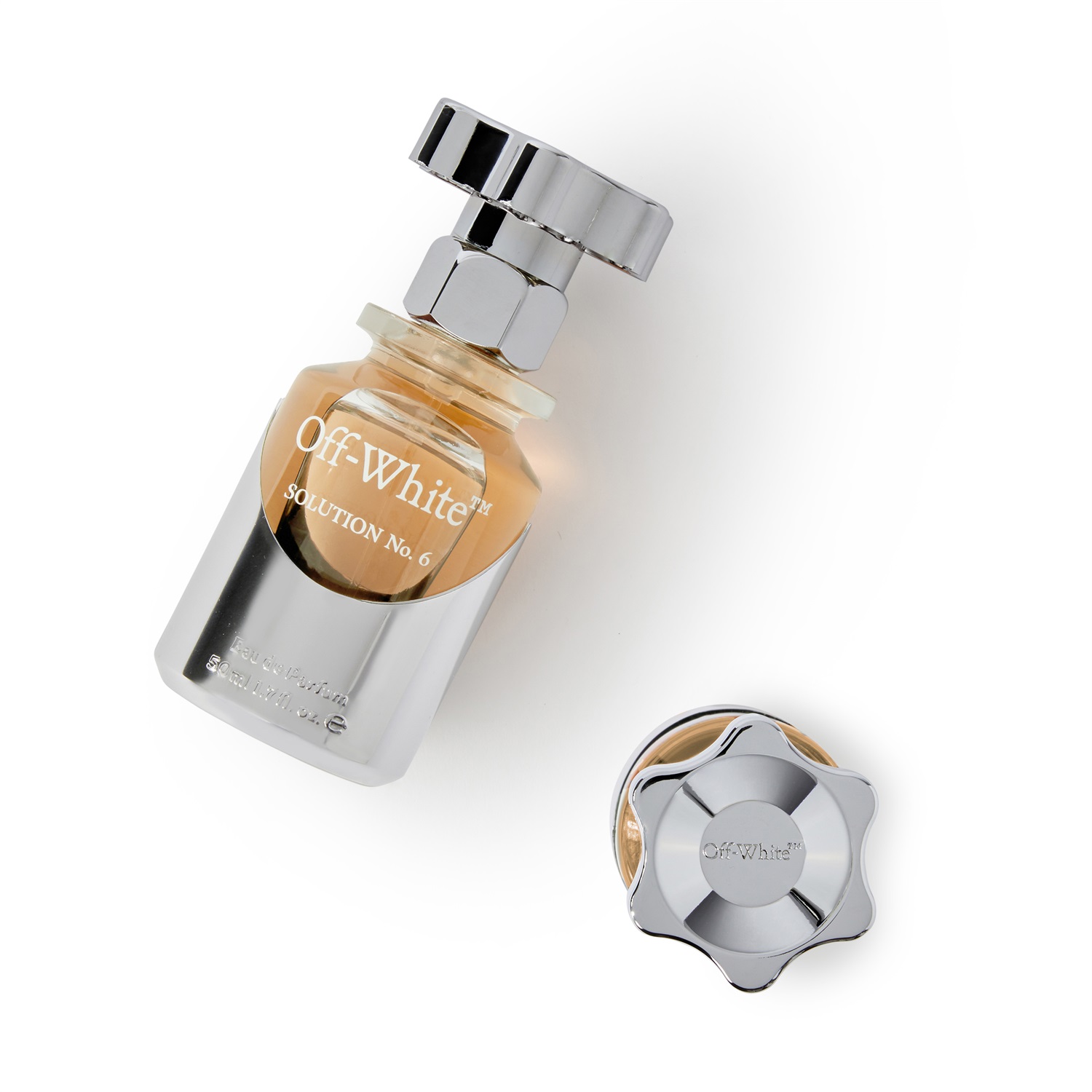 Off-White SOLUTION No. 6 Eau de Parfum Unisex 50 ml - Fragranza Legnosa Gourmand con Note di Rum, Cioccolato e Patchouli