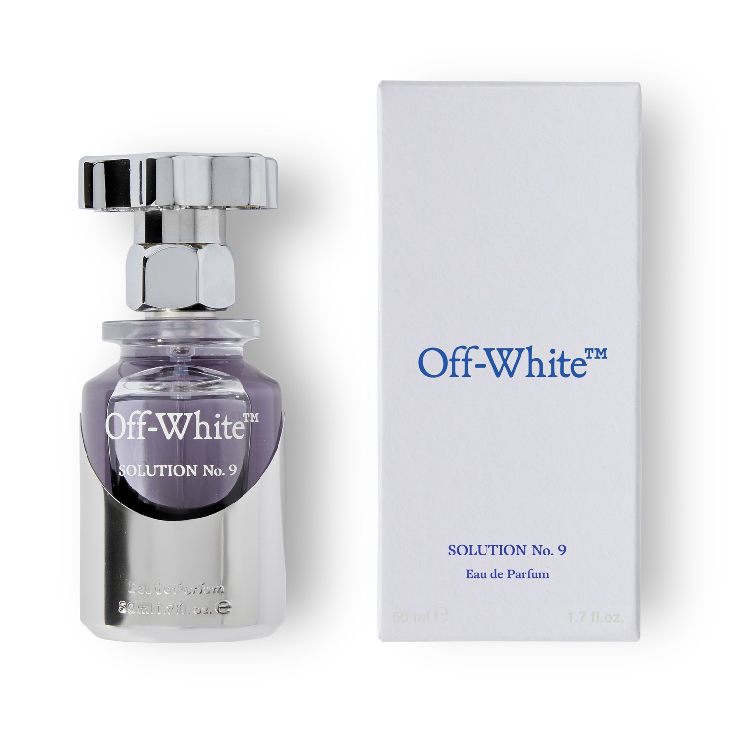 Off-White™ SOLUTION No. 9 Eau de Parfum 50 ml - Unisex, Floreale Muschiato con Mandorla Amara, Gelsomino e Riso