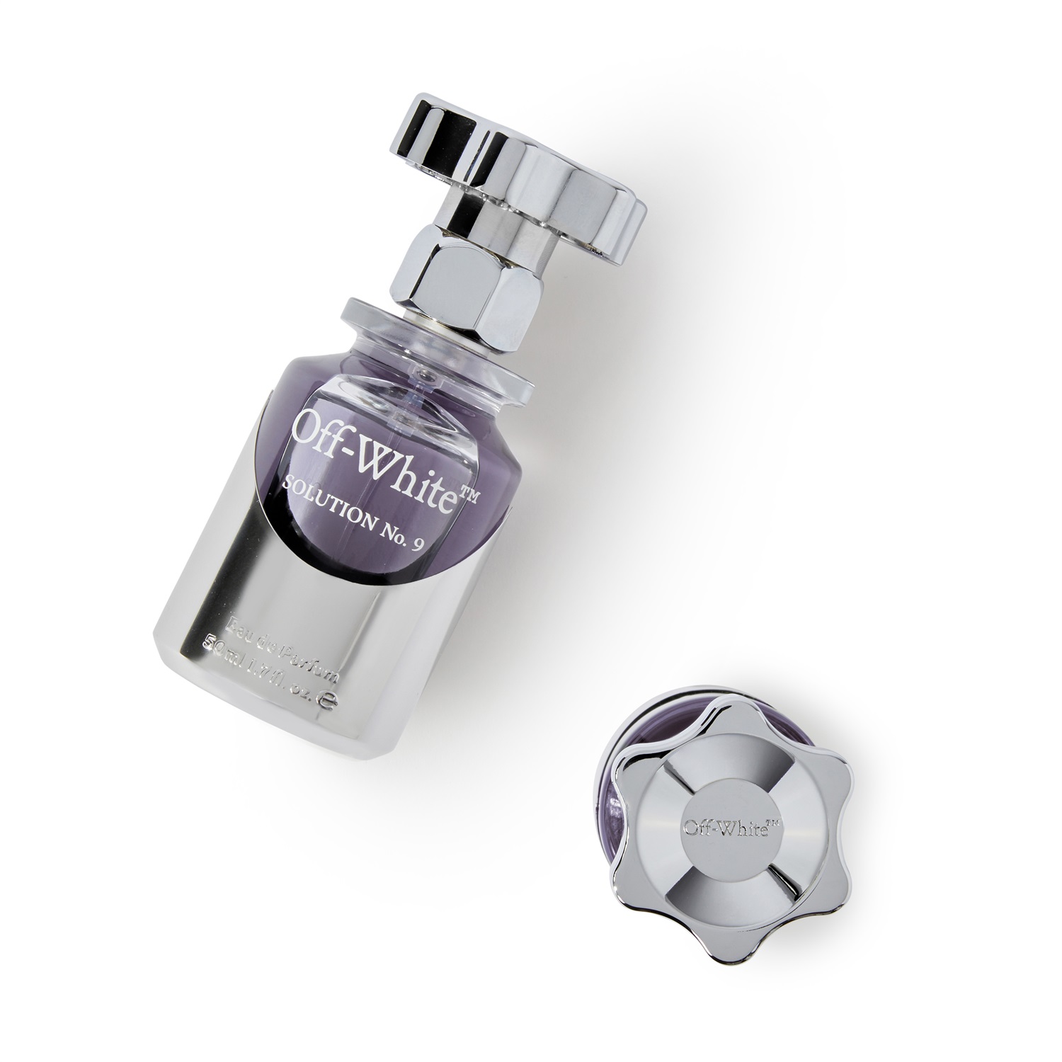 Off-White™ SOLUTION No. 9 Eau de Parfum 50 ml - Unisex, Floreale Muschiato con Mandorla Amara, Gelsomino e Riso