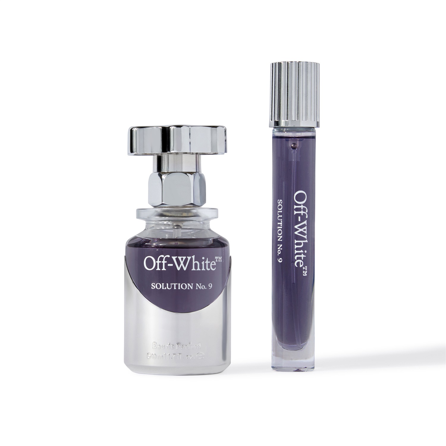 Off-White™ SOLUTION No. 9 Eau de Parfum 50 ml - Unisex, Floreale Muschiato con Mandorla Amara, Gelsomino e Riso