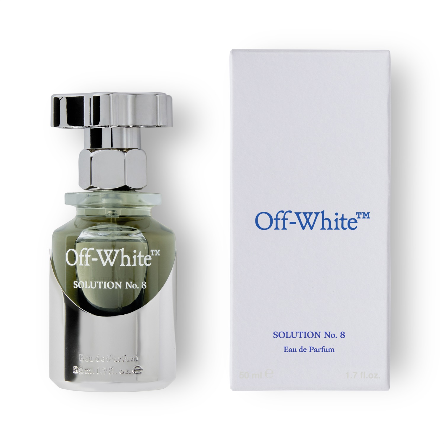 Off-White SOLUTION No. 8 Eau de Parfum 50 ml - Fragranza Ambrata Floreale con Zafferano, Pepe e Vaniglia