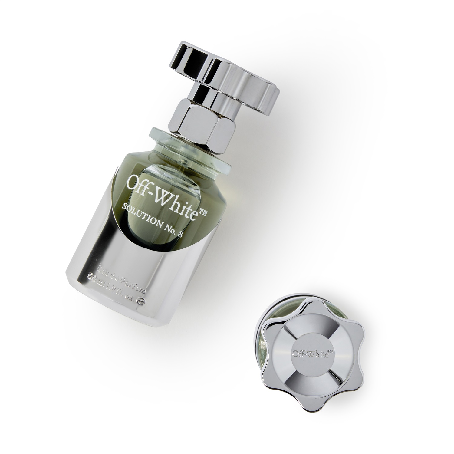 Off-White SOLUTION No. 8 Eau de Parfum 50 ml - Fragranza Ambrata Floreale con Zafferano, Pepe e Vaniglia