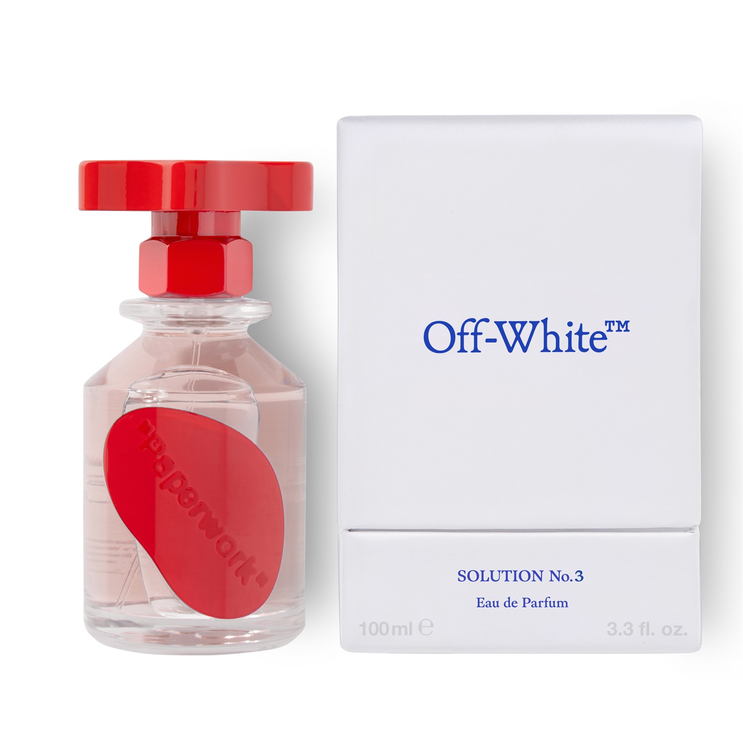 Off-White SOLUTION No. 3 Eau de Parfum 100 ml - Fragranza Unisex con Rosa di Damasco e Pepe Rosa