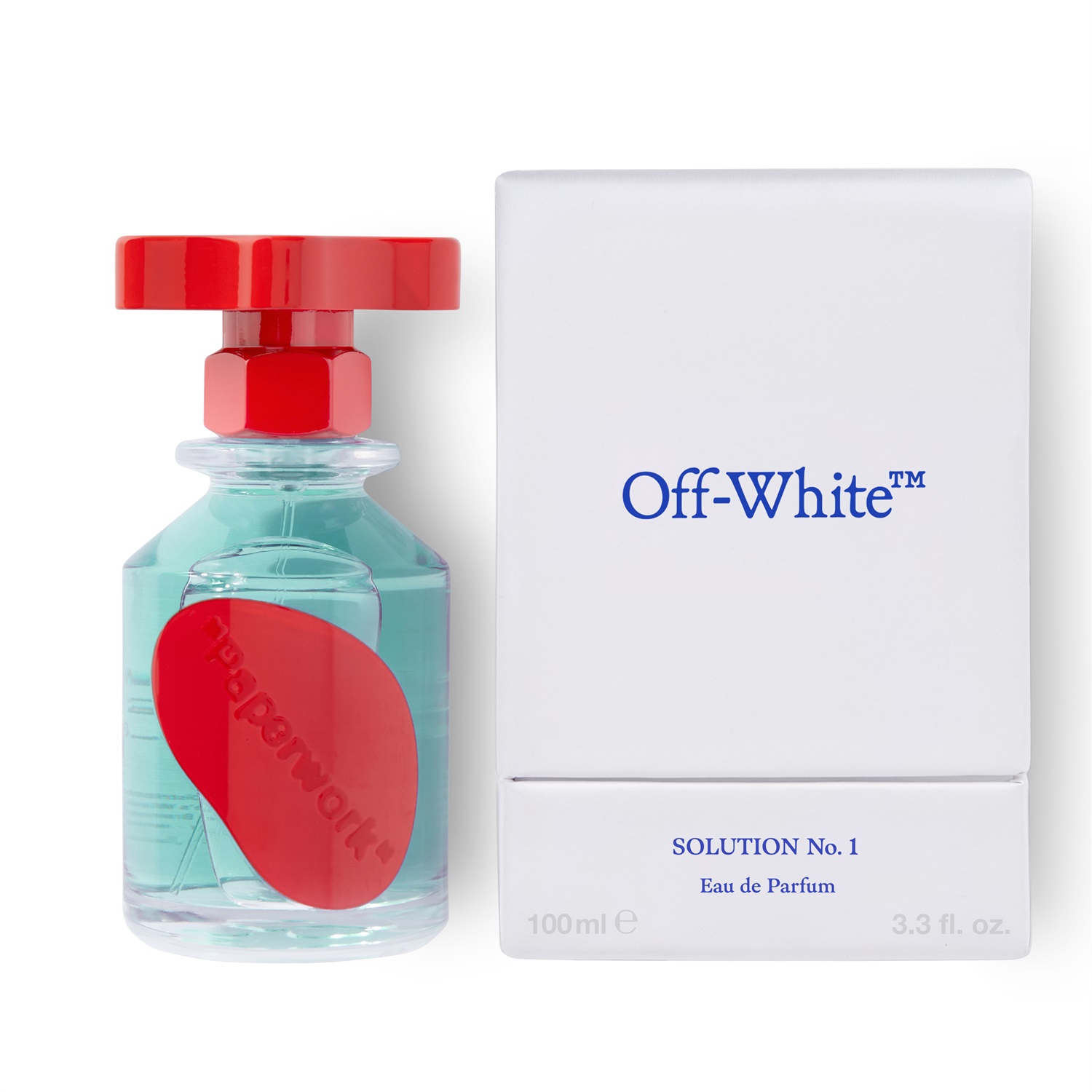 Off-White SOLUTION No. 1 Eau de Parfum Unisex 100 ml - Profumo con Note di Legno di Ho, Salvia Sclarea e Accordo di Sabbia