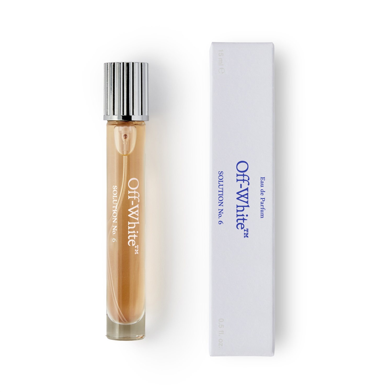 Off-White SOLUTION No. 6 Eau de Parfum 15 ml - Fragranza Legnosa Gourmand con Note di Rum, Cioccolato e Patchouli