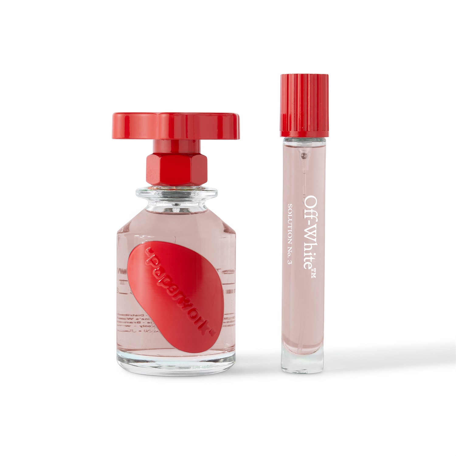 Off-White SOLUTION No. 3 Eau de Parfum 15 ml - Unisex, Fragranza Fiorita con Rosa di Damasco e Pepe Rosa