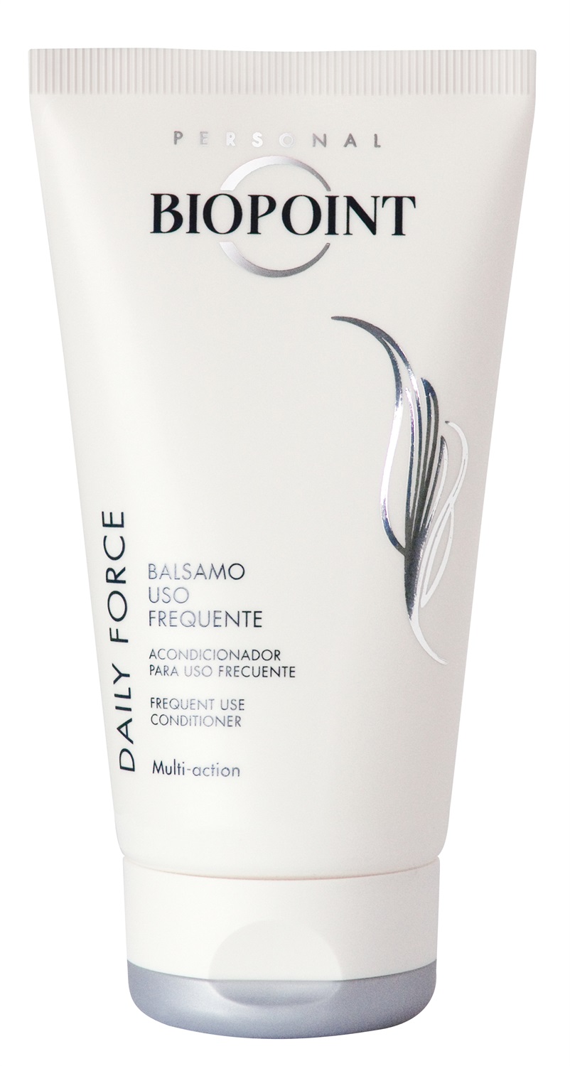 Biopoint Daily Force Balsamo Uso Frequente 150 ml - Balsamo Multiazione Districante, Ammorbidente e Rinforzante con Bio-Peptide Complex