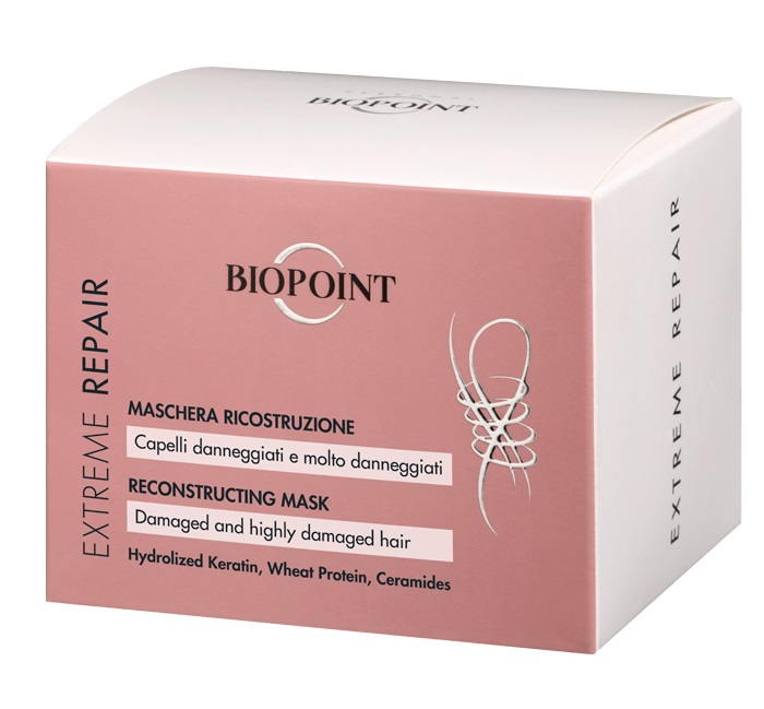 Biopoint Extreme Repair Maschera Capelli 200 ml - Ristrutturante, Nutriente e Fortificante con Bio-Peptide Complex e Phyto-Cheratina
