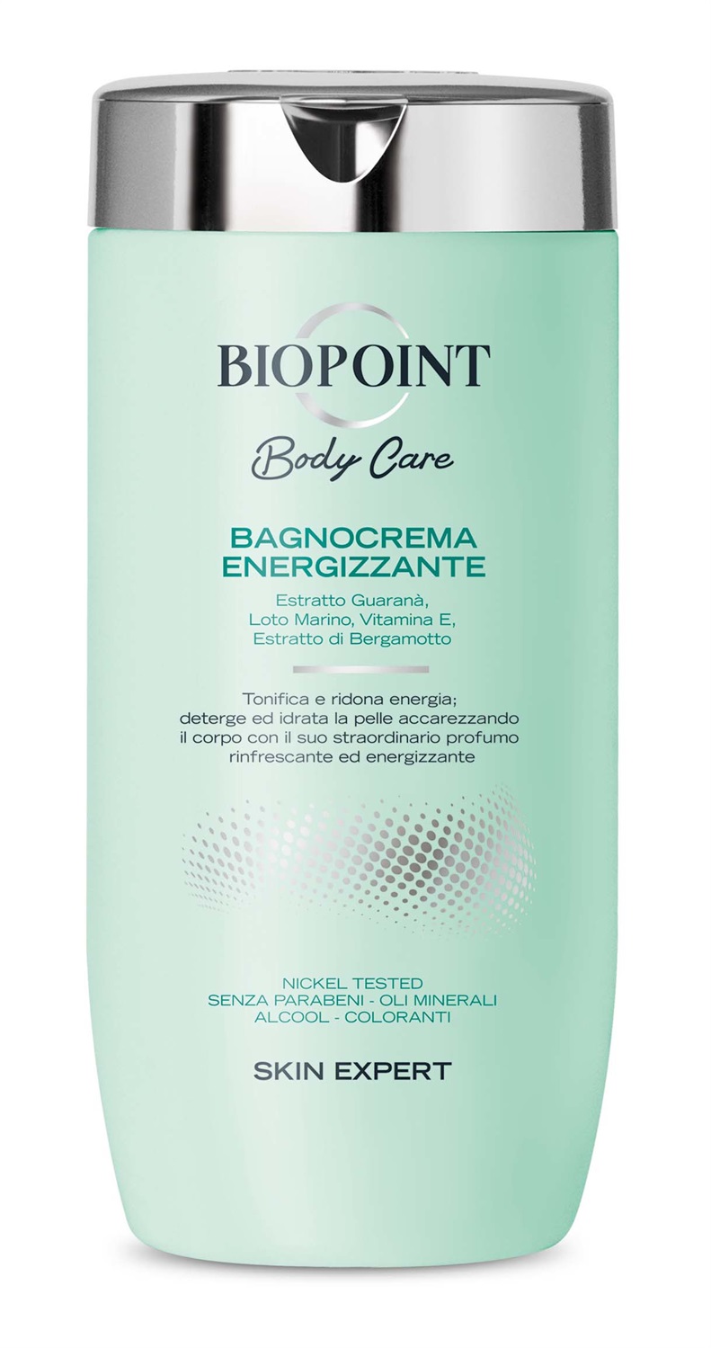Biopoint Bagnocrema Energizzante 400ml - Detergente Idratante con Estratti Naturali