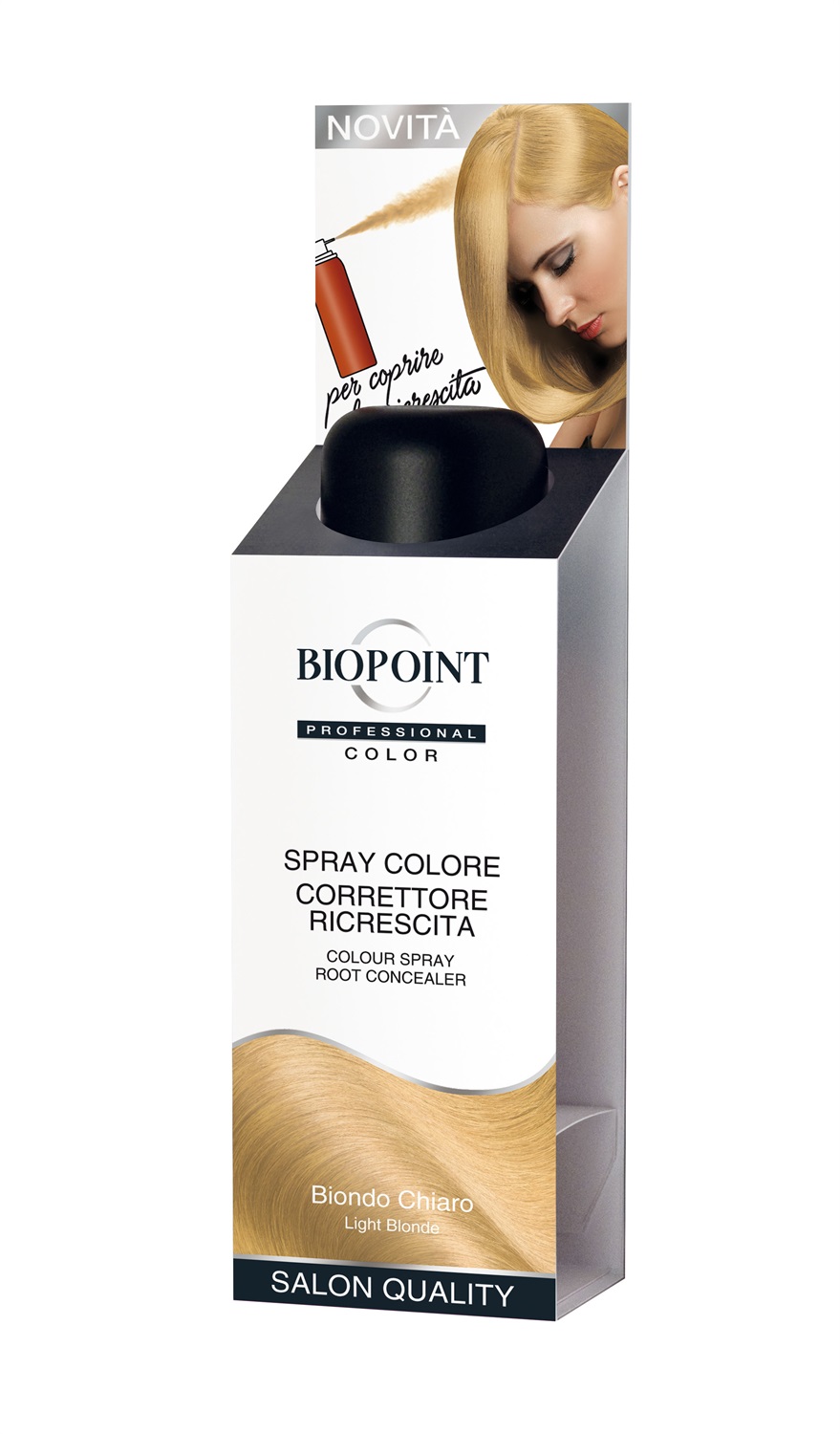 Biopoint Correttore per Ricrescita Spray Biondo 75 ml - Colore Uniforme e Naturale