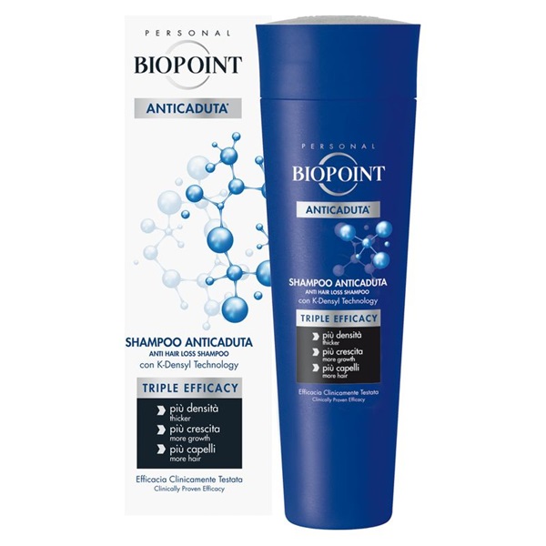BIOPOINT Shampoo Anti Caduta Capelli 200ml - Rinforza e Favorisce la Ricrescita