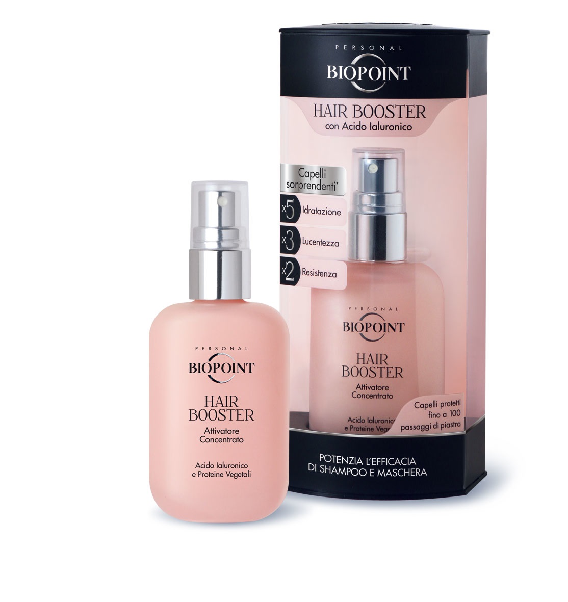 Biopoint Extreme Repair Hair Booster Siero Concentrato Riparazione 50 ml - Con Bio-Peptide Complex, Acido Ialuronico e Phyto-cheratina per Idratazione, Lucentezza e Resistenza