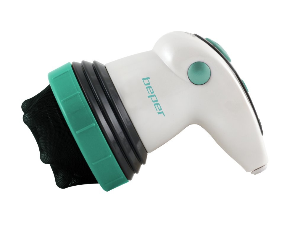 BEPER 40500 Massaggiatore Anticellulite 4 in 1 con Raggi Infrarossi, Tripla Azione Circolare, Tonificante e Rassodante, Potenza Regolabile