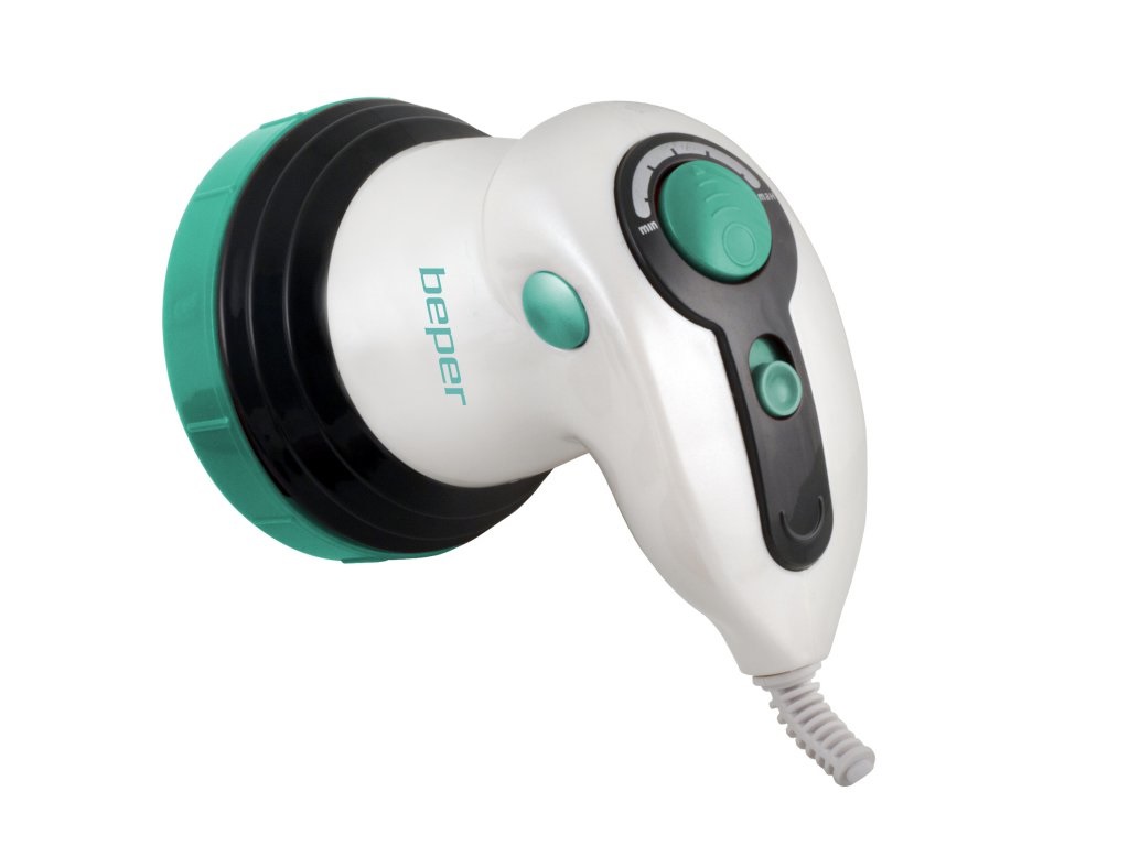 BEPER 40500 Massaggiatore Anticellulite 4 in 1 con Raggi Infrarossi, Tripla Azione Circolare, Tonificante e Rassodante, Potenza Regolabile