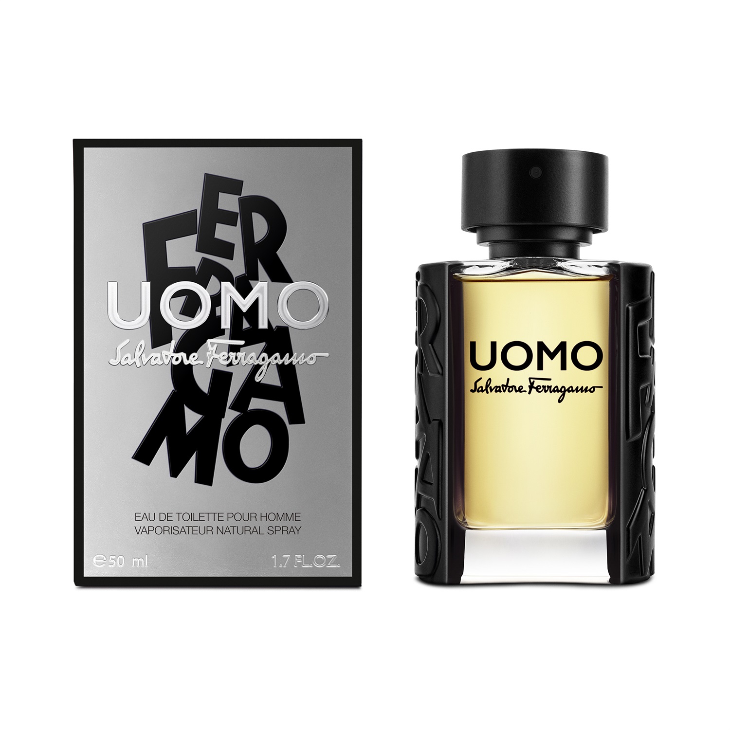 Salvatore Ferragamo Uomo Eau de Toilette 50ml - Fragranza Maschile Orientale Legnosa con Note Gourmand