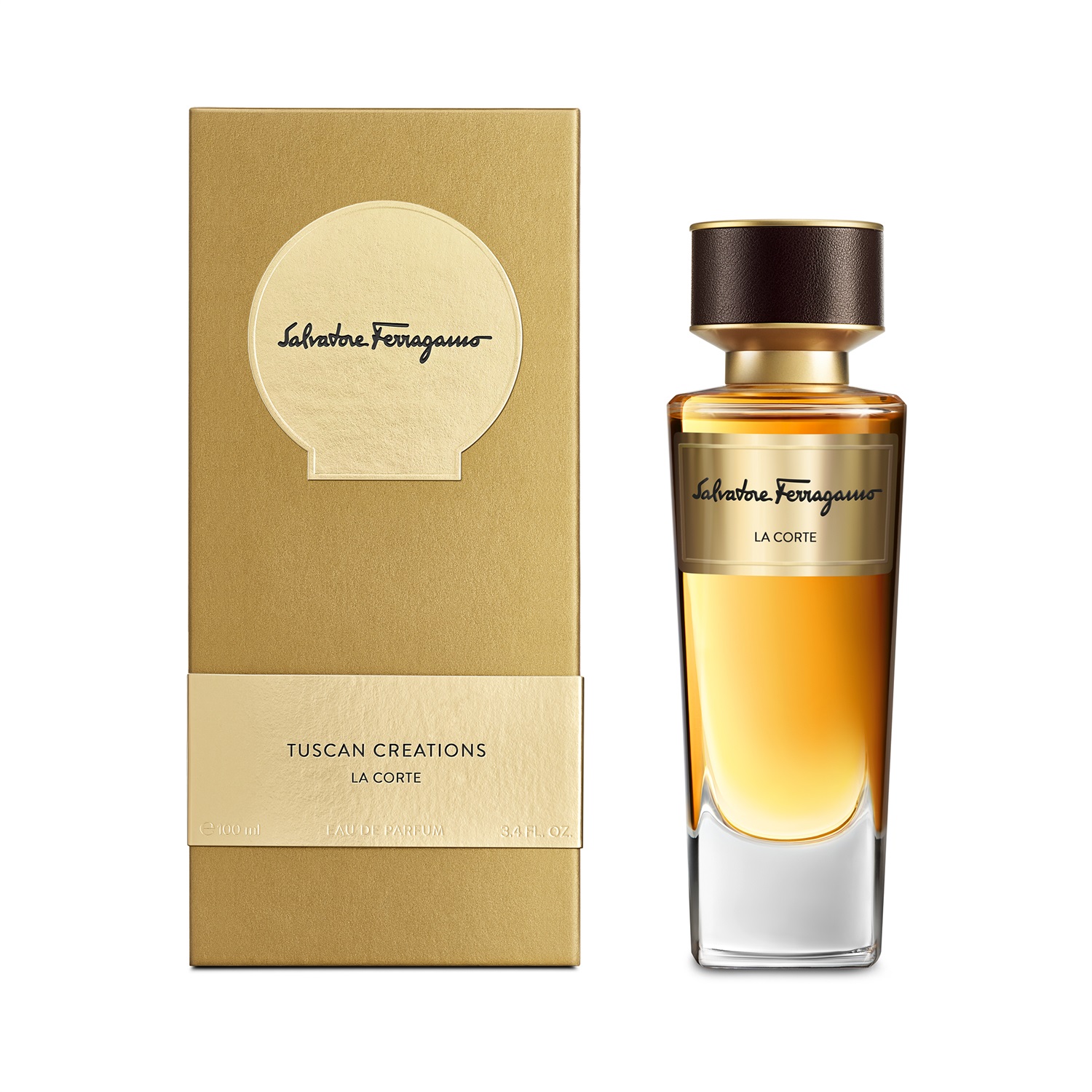Salvatore Ferragamo Tuscan Creations La Corte Eau de Parfum Unisex 100 ml - Note di Gelsomino e Latte di Mandorla