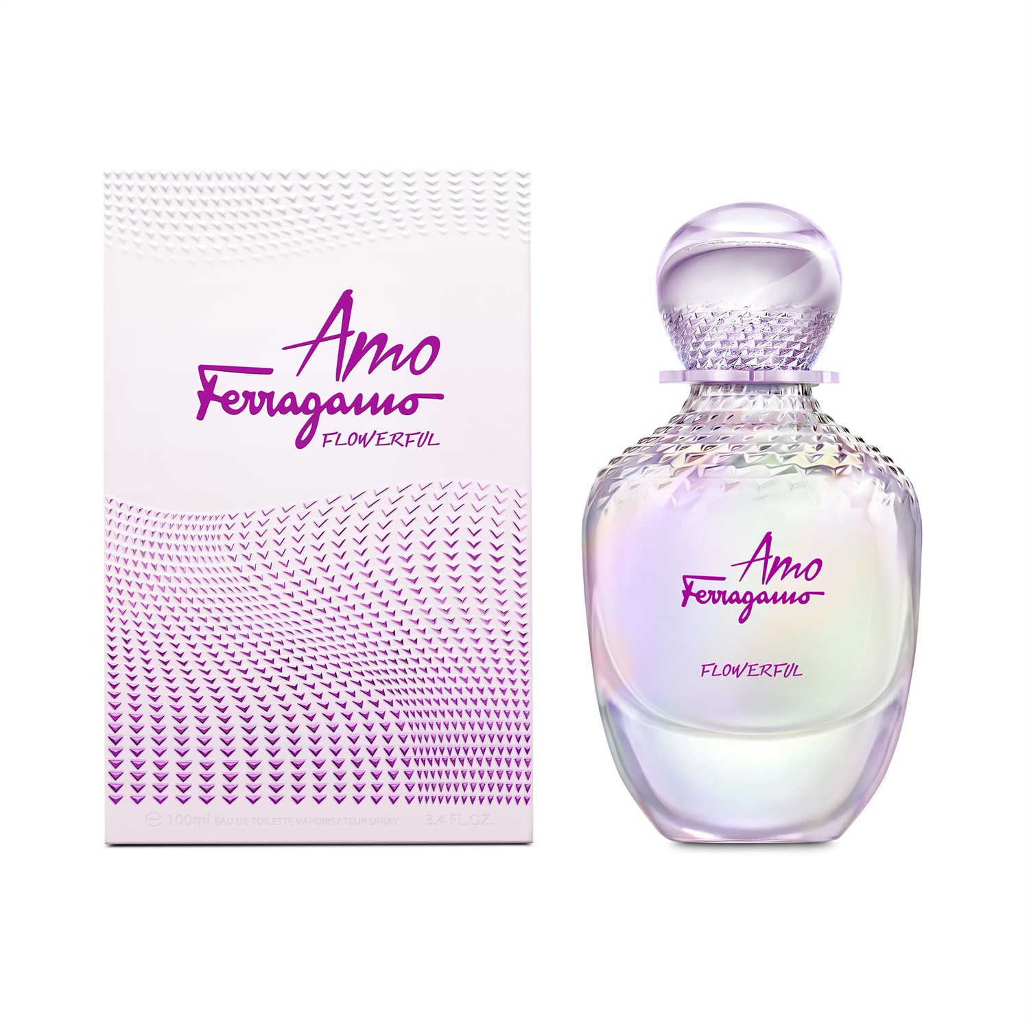 Salvatore Ferragamo Amo Ferragamo Flowerful Eau de Toilette Donna 100 ml - Fragranza Floreale Fruttata con Ribes Nero e Yuzu