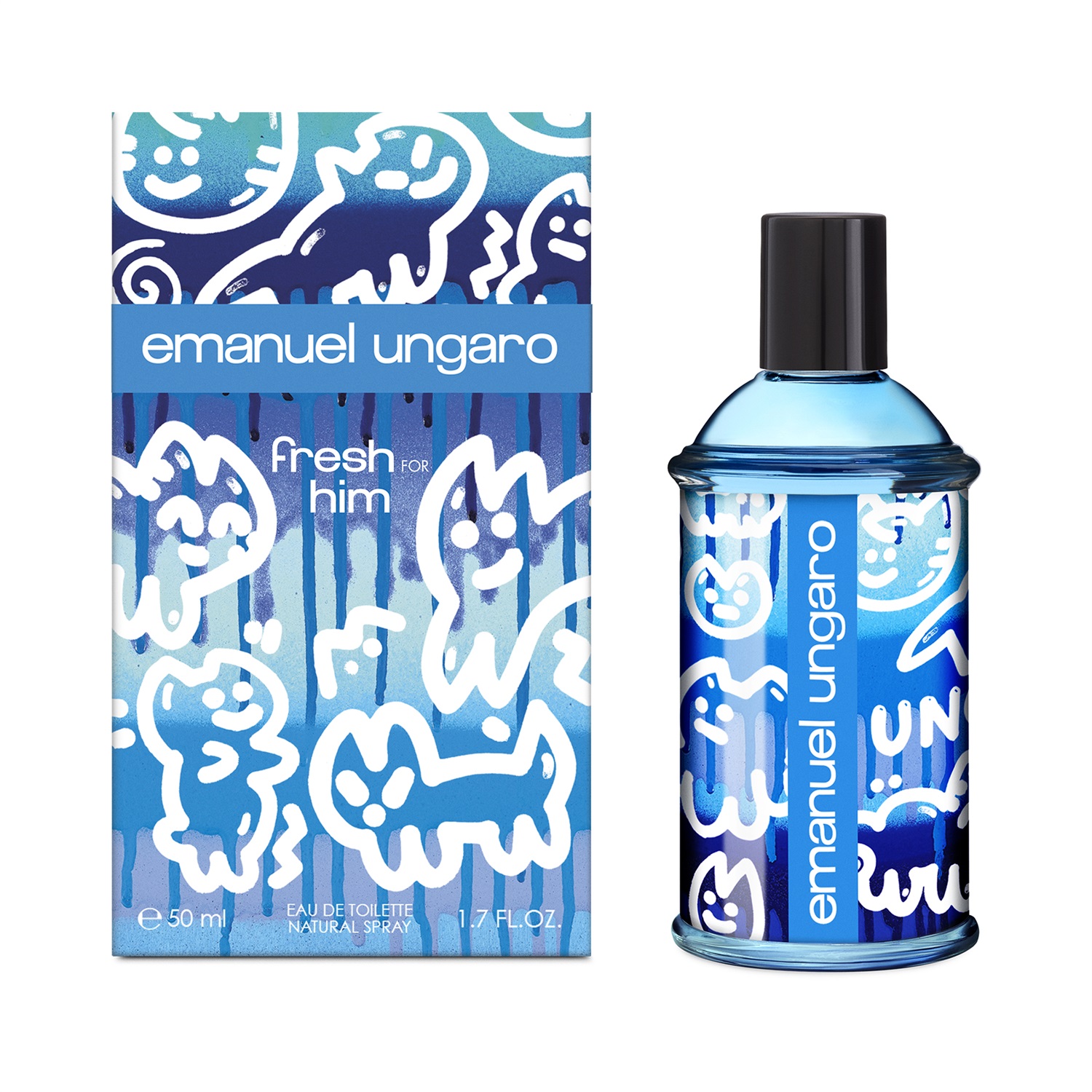 Emanuel Ungaro Fresh For Him Eau de Toilette Uomo 50ml - Fragranza Legnosa Aromatica