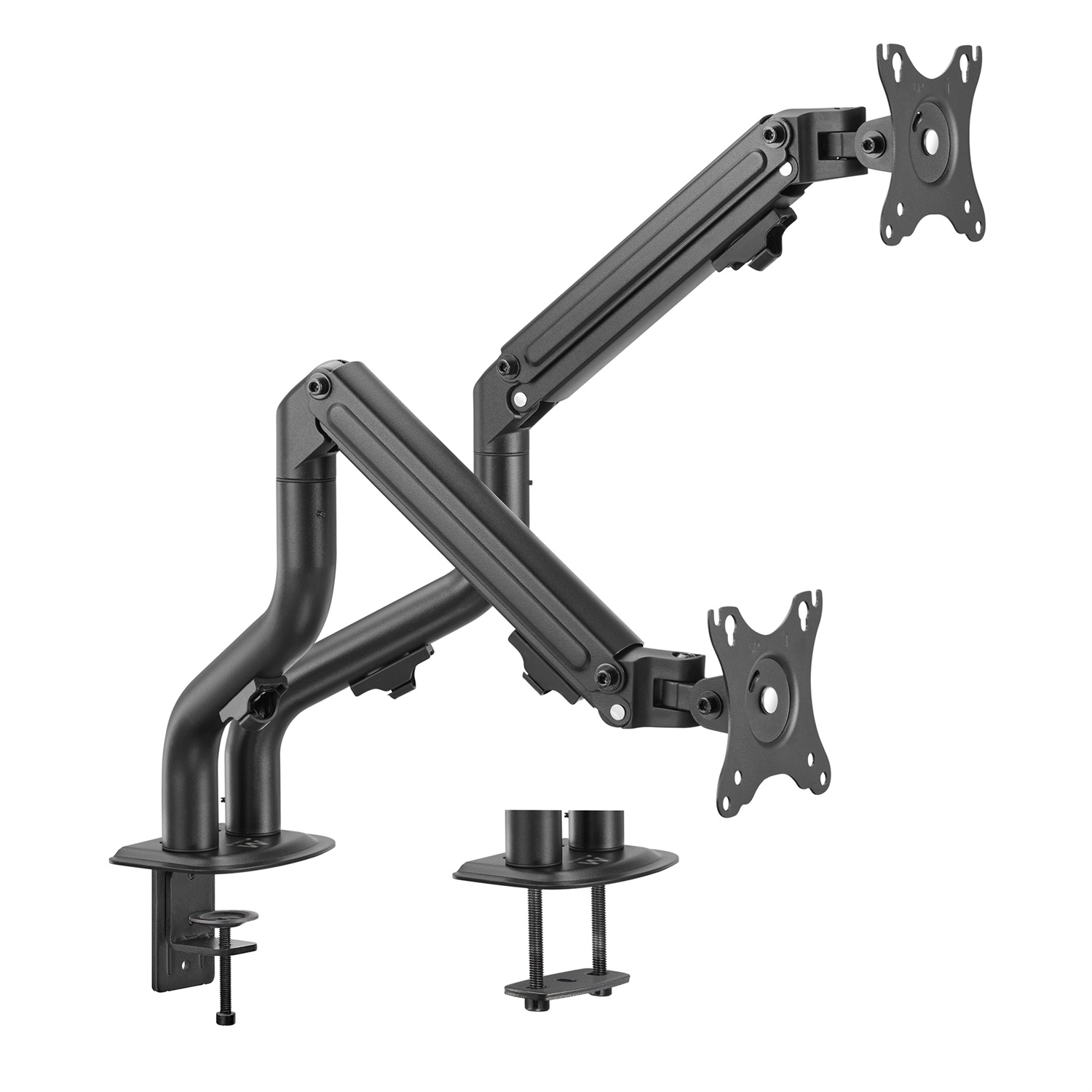 Ewent Supporto con Braccio Doppio per Monitor da Tavolo per TV e Schermi Piatto LCD/LED 17-32