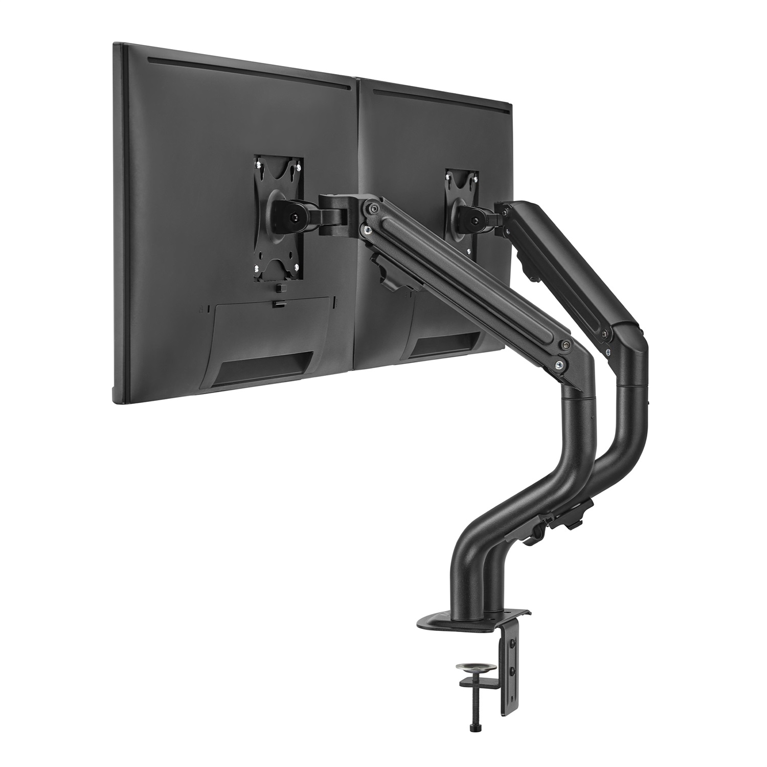Ewent Supporto con Braccio Doppio per Monitor da Tavolo per TV e Schermi Piatto LCD/LED 17-32