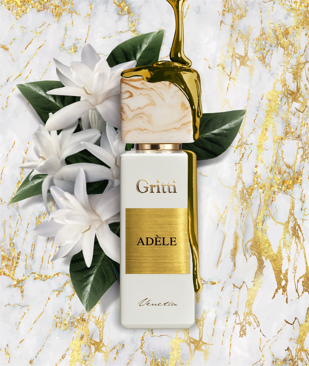 Gritti Adèle Eau de Parfum 100 ml - Fragranza Orientale Floreale con Gelsomino, Osmanto e Rosa di Maggio