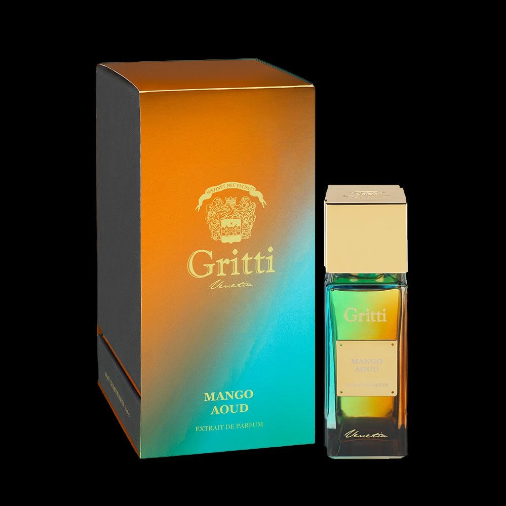 Gritti Mango Aoud Extrait de Parfum 100 ml - Ivy Collection, Unisex, Note di Guava, Mango, Neroli, Cocco, Oud e Vaniglia