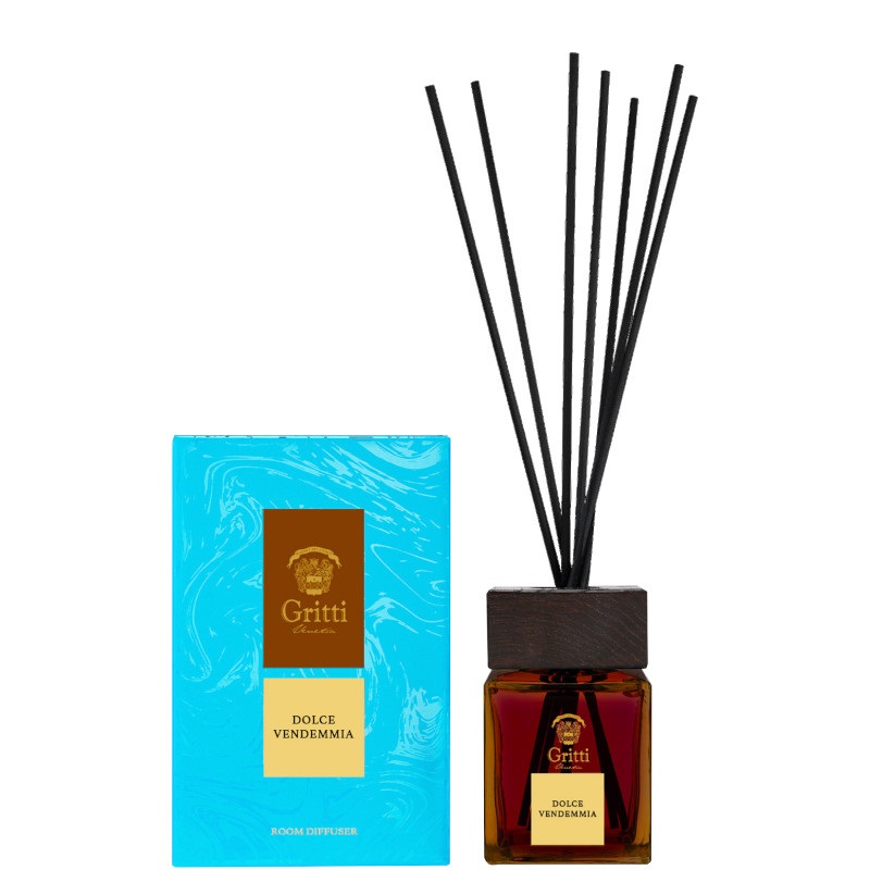 Gritti Dolce Vendemmia Diffusore d'Ambiente 250 ML - Fragranza con Note di Uva, Legno, Frutti Rossi e Muschio di Quercia