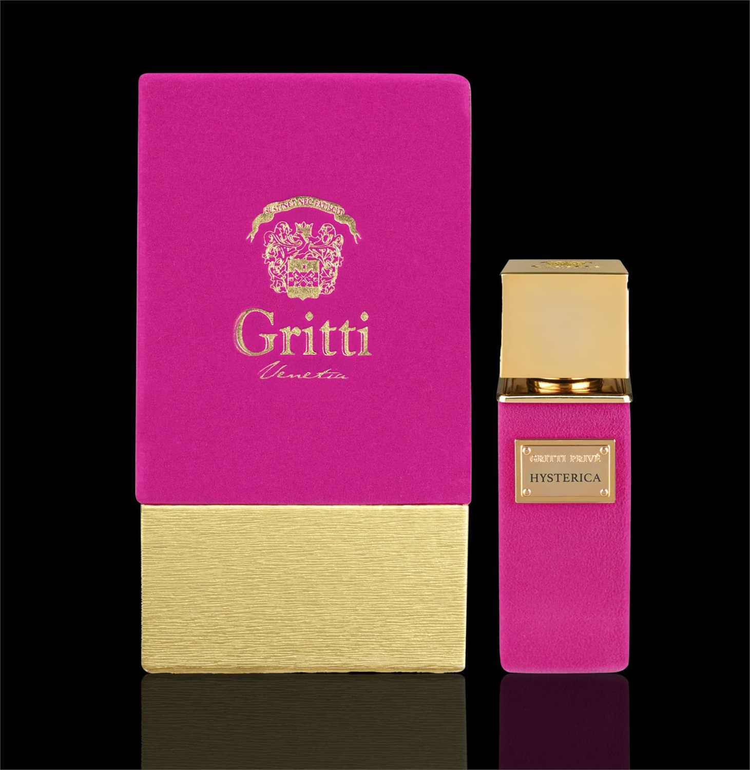 Gritti Hysterica Extrait de Parfum 100 ml - Fragranza Audace con Tuberosa, Miele e Pepe