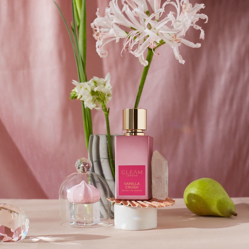 Gleam London Vanilla Crush - Extrait de Parfum Unisex 50 ML con note di Vaniglia, Iris e Fiore di Pera