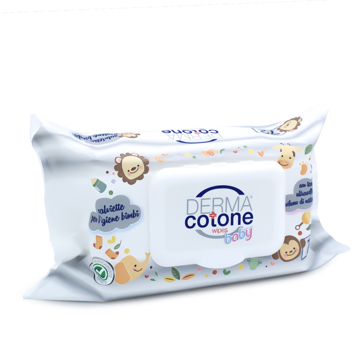 Dermacotone Salviettine Baby 72 Pezzi - Fragranza Nettare dei Fiori, Morbido Tessuto a Nido d'Ape