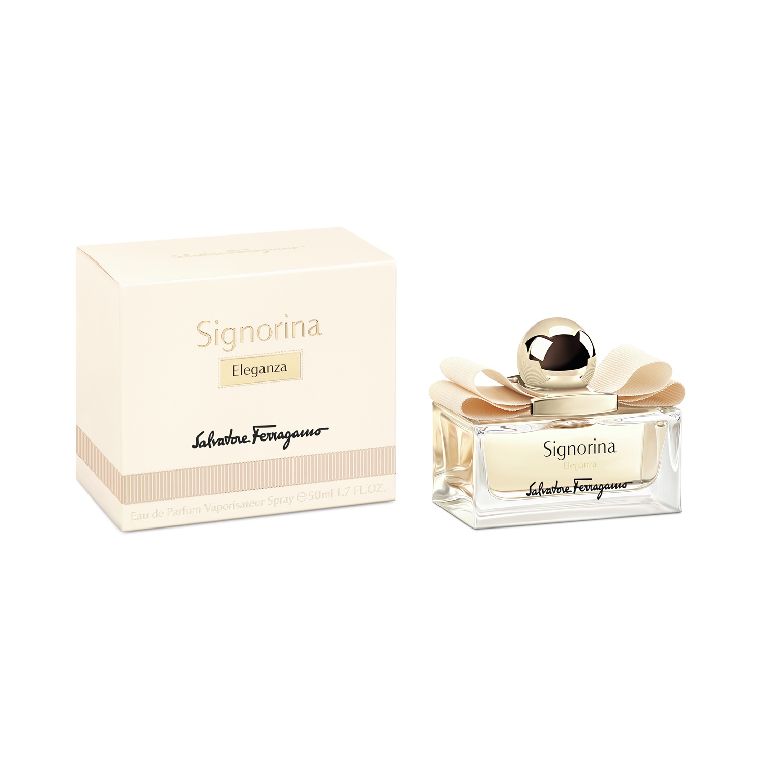 Salvatore Ferragamo Signorina Eleganza Eau de Parfum 50 ml - Fragranza da Donna con Note di Pera, Pompelmo, Osmanto, Mandorla, Pelle e Patchouli