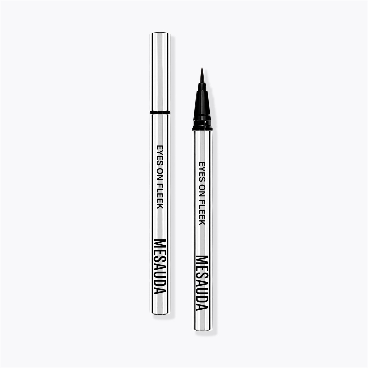 MESAUDA Eyes on Fleek - Eyeliner in Penna 0,55 ml con Punta Pelo, Intensamente Pigmentato e Water Resistant