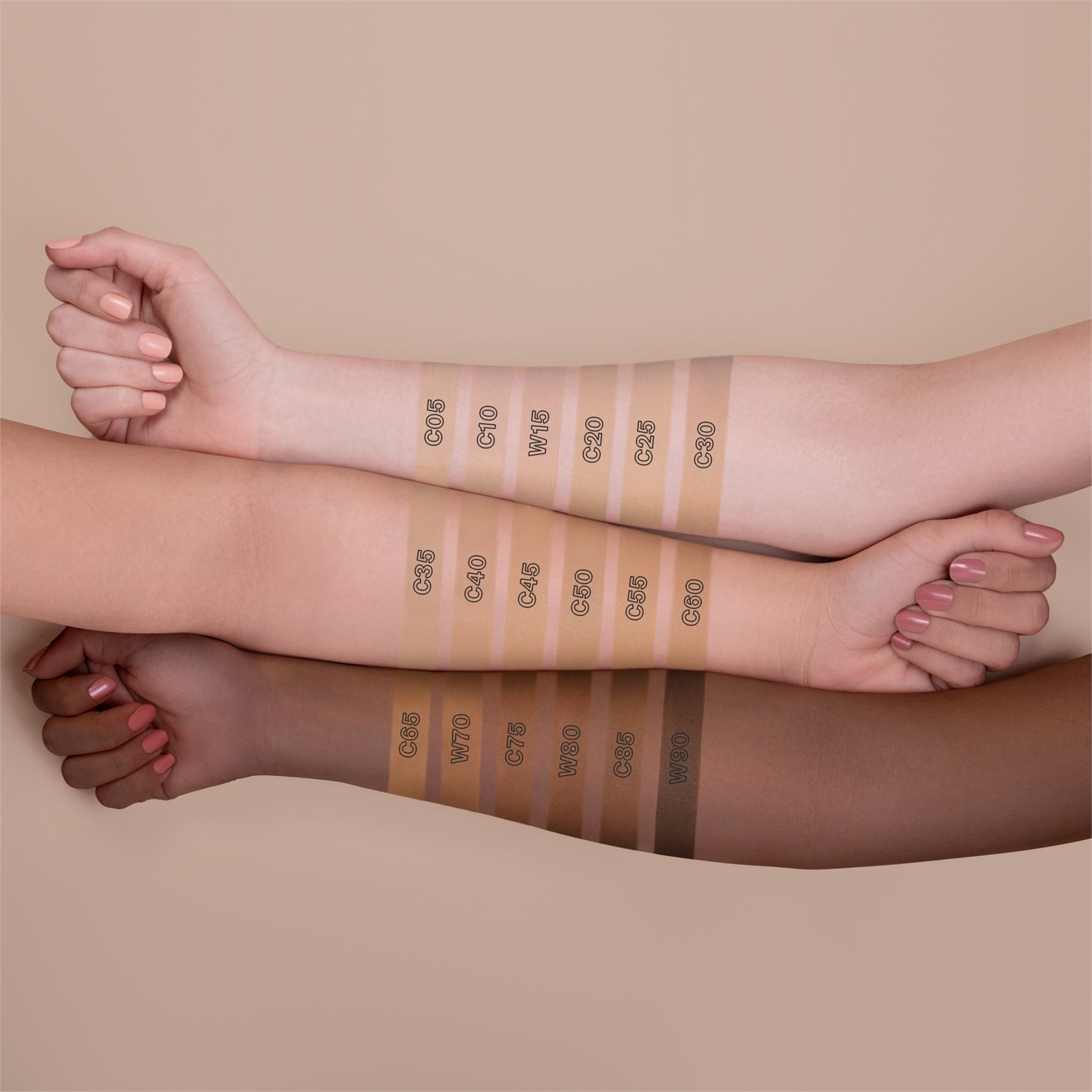 MESAUDA Magic Wand Fondotinta e Correttore Multiuso C75 20 ml - Finish Sottile e Cipriato, Coprenza Medio-Alta, Effetto Second Skin, Durata 24h