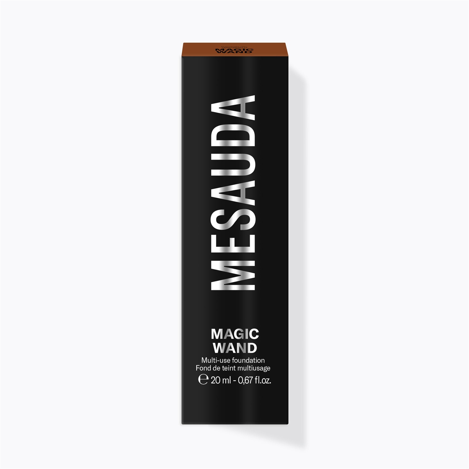 MESAUDA Magic Wand Fondotinta Multiuso W80 20 ml - Finish Sottile e Cipriato, Effetto Seconda Pelle, Coprenza Medio-Alta, Azione Protettiva e Rigenerante
