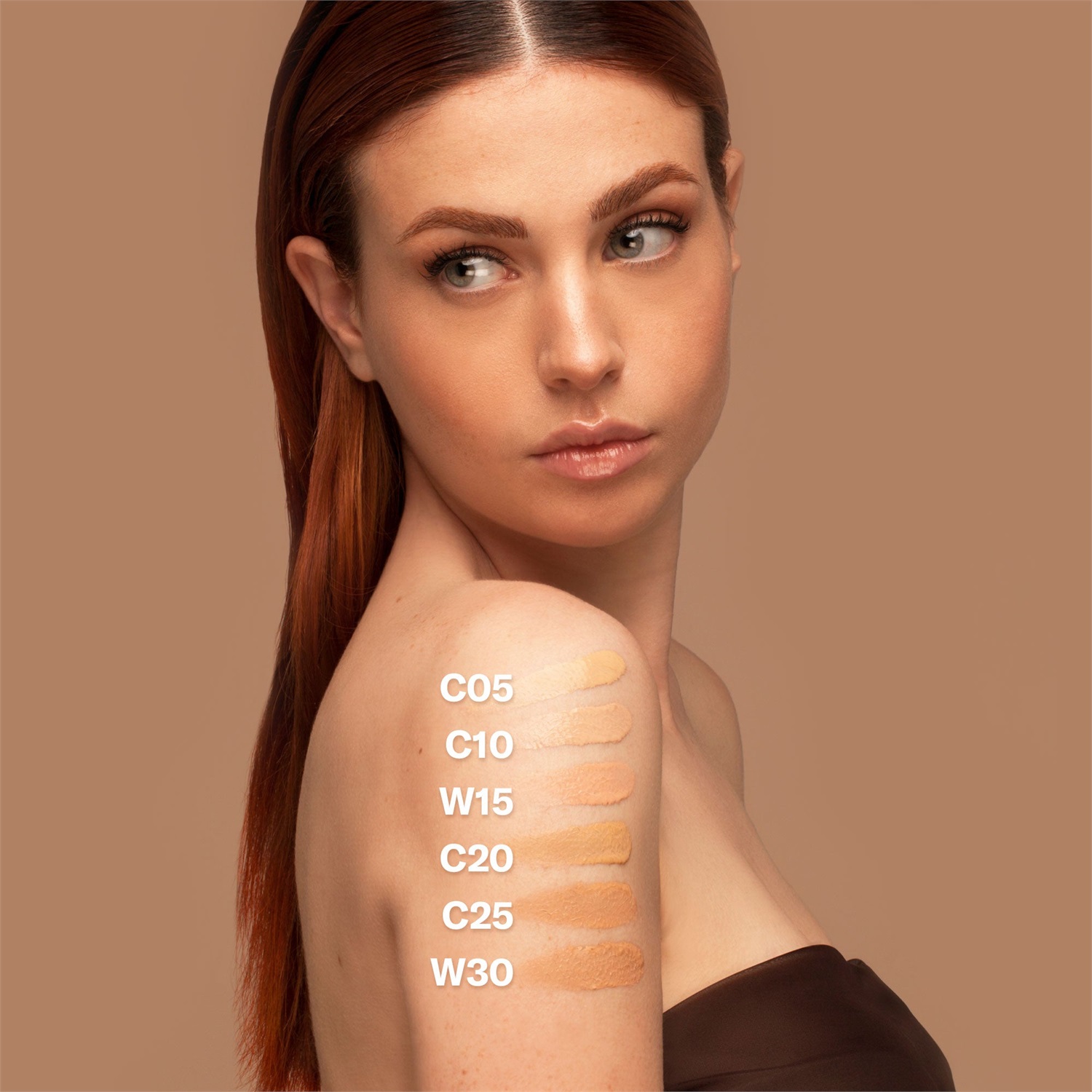 Mesauda The Skin Fondotinta Idratante 30 ml - Finish Luminoso, Texture Ultra Leggera, Coprenza Media ad Alta, Effetto Second-Skin