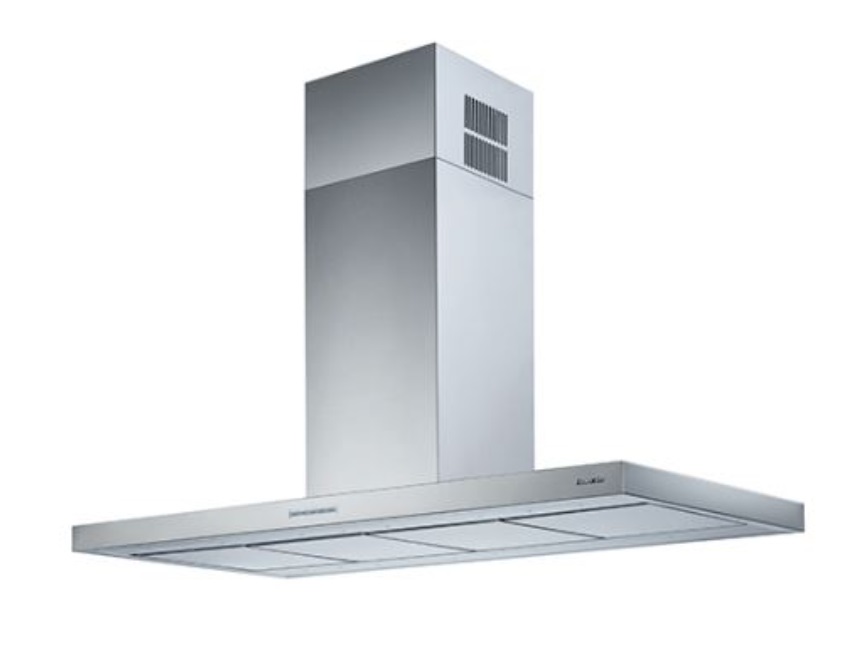 Foster S4001 Cappa aspirante a isola 90 cm in Acciaio inox satinato, 567,3 m³/h, Classe A , 64 dB