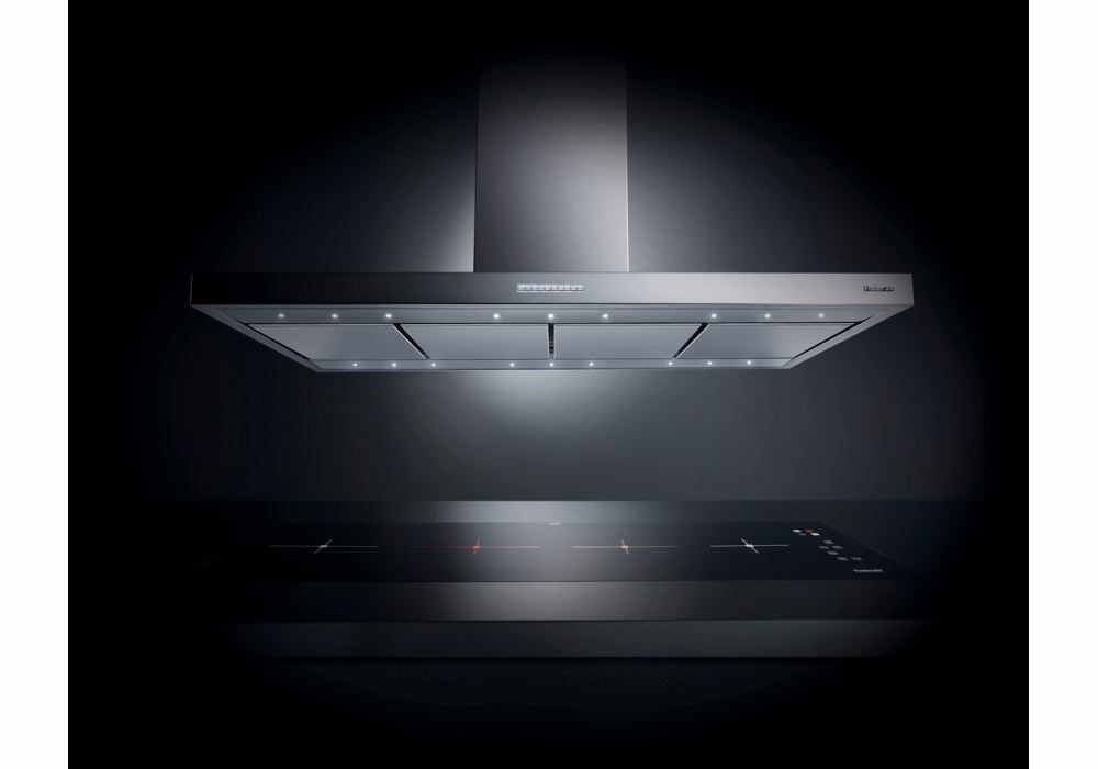 Foster S4001 Cappa aspirante a isola 90 cm in Acciaio inox satinato, 567,3 m³/h, Classe A , 64 dB