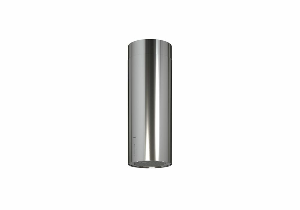 Foster Cappa a Isola Cilindrica 2530 001 - Diametro 38 cm, Acciaio Inox Satinato, 549 m³/h, Classe A