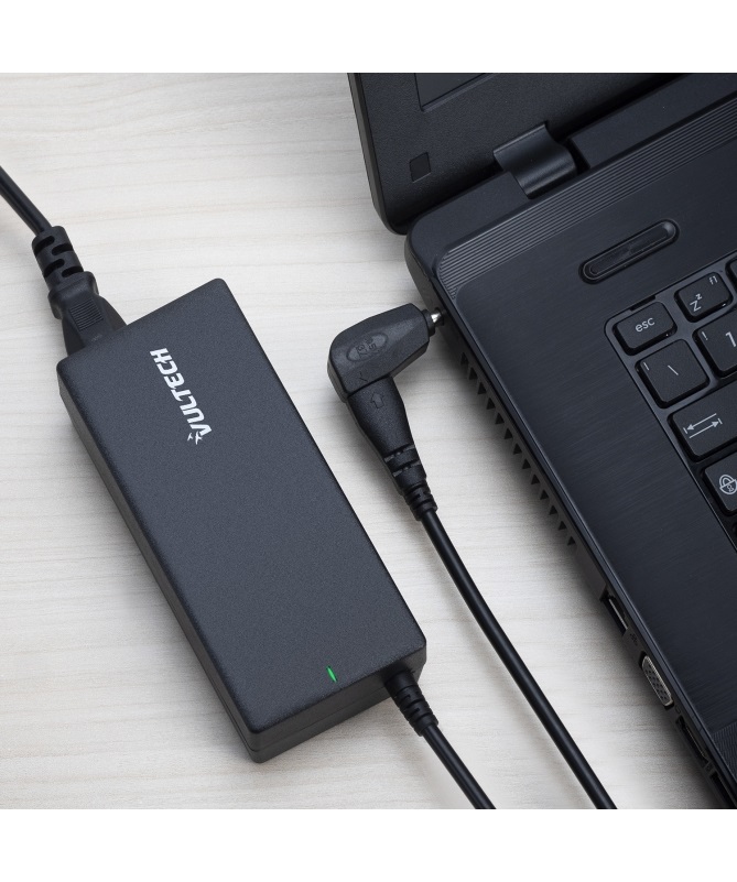 Vultech AU-120W Rev. 2.5 Alimentatore Universale per Notebook - Autosettante 120W con 11 Tips e Protezione da Sovraccarico