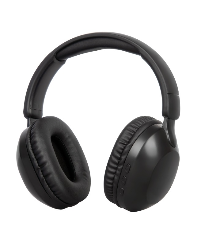 Vultech Cuffie Over-ear HBT-20BK Wireless Bluetooth 5.0 con Microfono, Controllo Traccia, Ricarica Type-C, Autonomia 12 ore