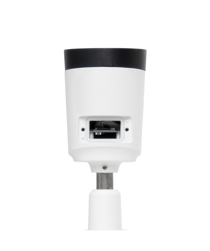 Vultech Security VS-IPC1580B3FEWD-ECO Telecamera di Sorveglianza Bullet IP 8MP H.265 POE 2,8mm Fissa con LED IR fino a 25m, Interno/Esterno, IP67, Microfono e Slot SD