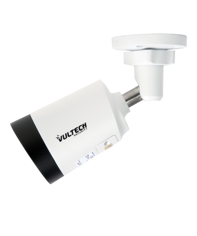 Vultech Security VS-IPC1580B3FEWD-ECO Telecamera di Sorveglianza Bullet IP 8MP H.265 POE 2,8mm Fissa con LED IR fino a 25m, Interno/Esterno, IP67, Microfono e Slot SD