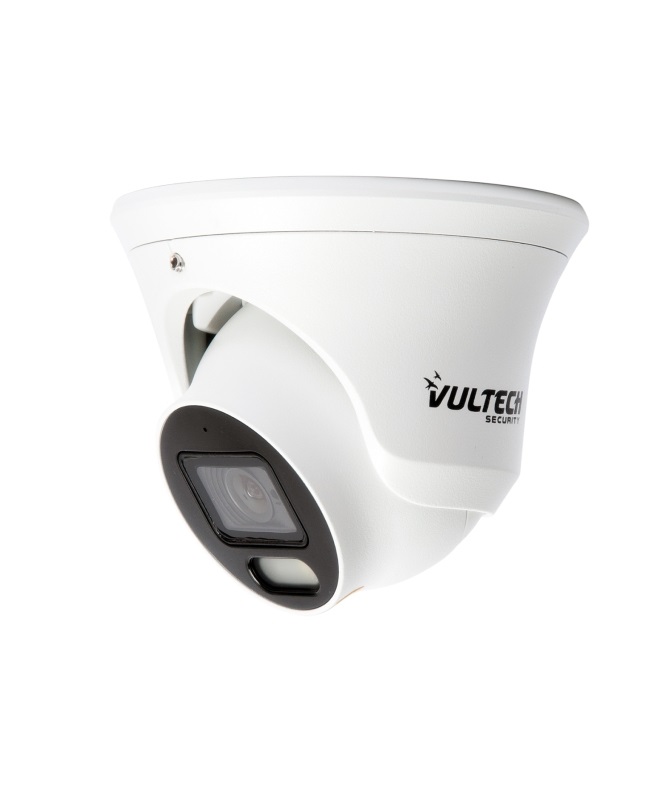 Vultech Security Telecamera di Sorveglianza Dome VS-IPC1580D1FEWD-ECO 8MP Fissa 2.8mm POE con Microfono e Slot SD, IP67
