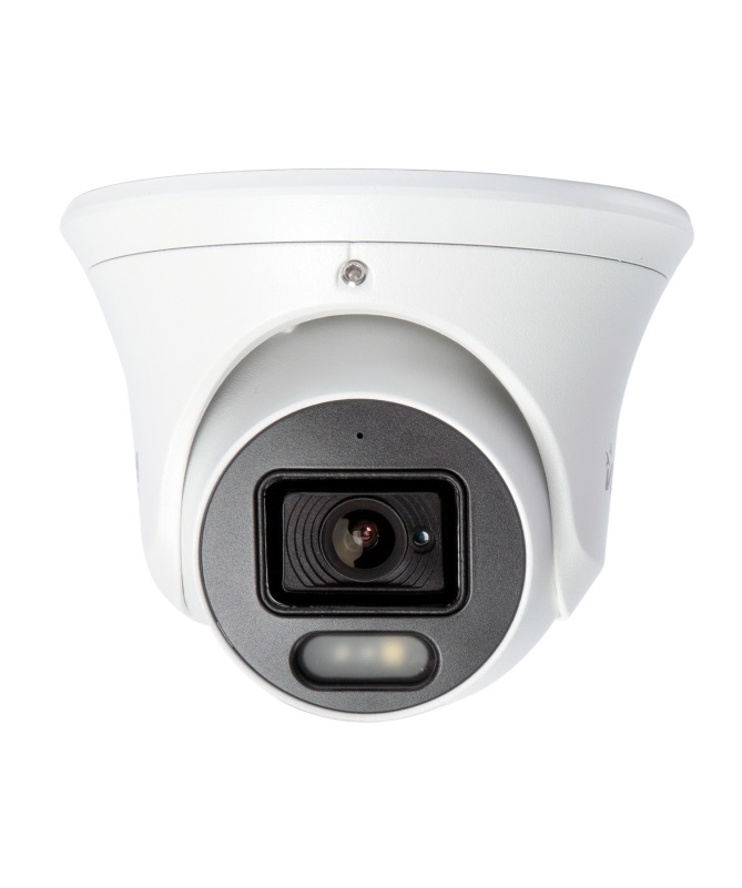 Vultech Security Telecamera di Sorveglianza Dome VS-IPC1580D1FEWD-ECO 8MP Fissa 2.8mm POE con Microfono e Slot SD, IP67