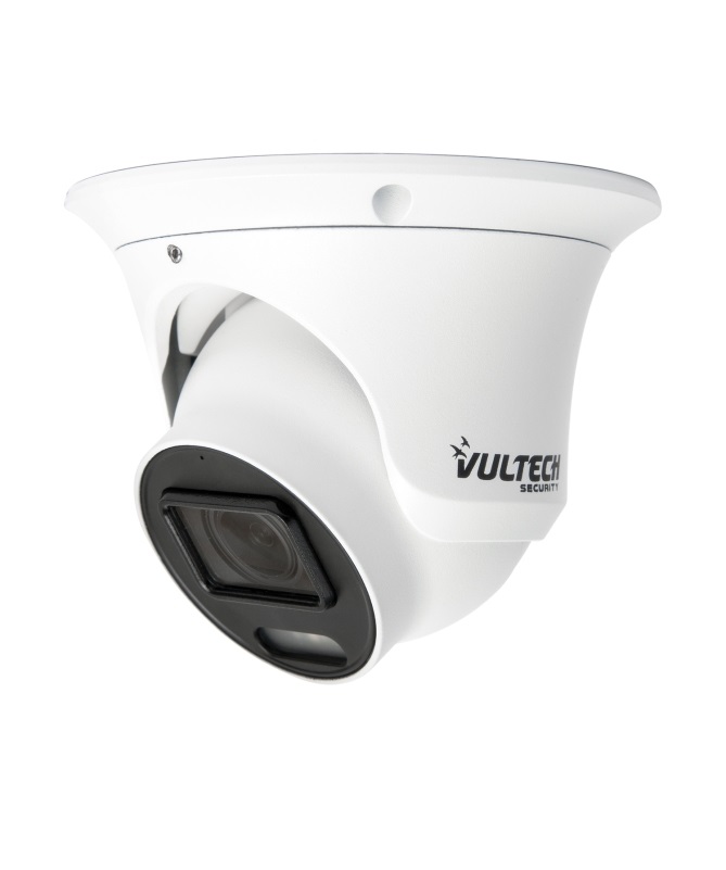 Vultech Security VS-IPC1550D2MZWD-ECO Telecamera di Sorveglianza IP Dome 5MP Varifocale Motorizzata 2,7-13,5mm con Microfono e Slot SD