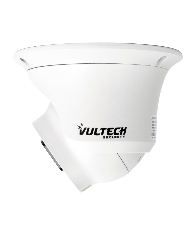 Vultech Security VS-IPC1550D2MZWD-ECO Telecamera di Sorveglianza IP Dome 5MP Varifocale Motorizzata 2,7-13,5mm con Microfono e Slot SD